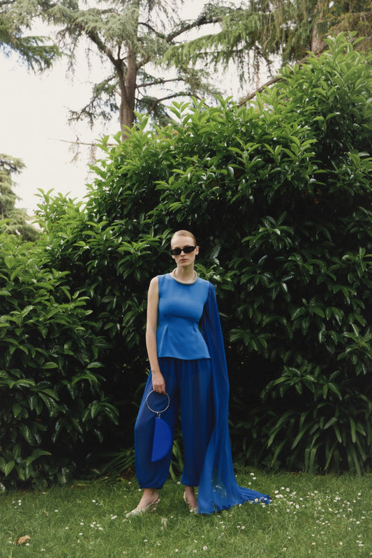 Blue Pants Yasmin Set