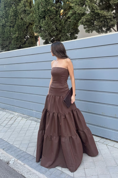 Brown Mada Dress