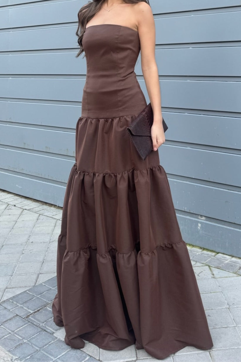 Brown Mada Dress