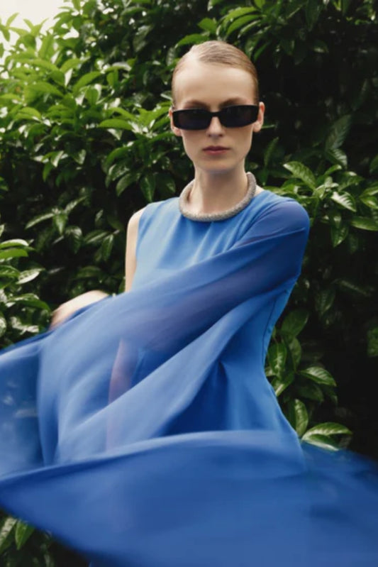 Top Azul Conjunto Yasmin